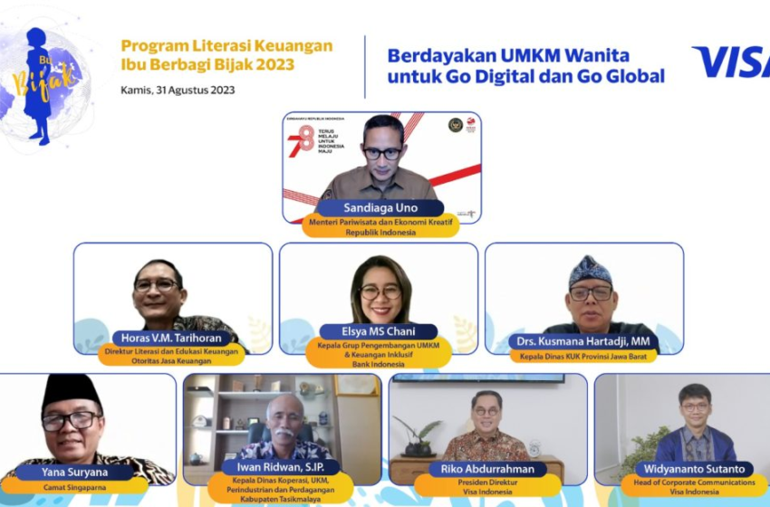  Visa: Ibu Berbagi Bijak Mendorong Pelaku UMKM Perempuan di Tasikmalaya Go Digital dan Go Global