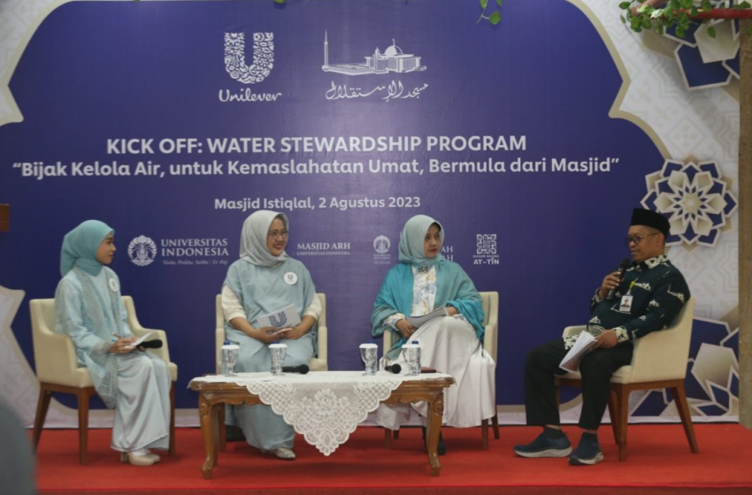  Program Water Stewardship Mengajak Masyarakat Bijak Kelola Air di Lingkungan Masjid