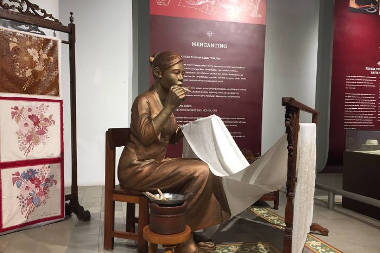 Hari Batik Nasional 2023, Momen Kebangkitan Batik Setelah Pandemi Covid-19 4 Ilustrasi Mencanting - Museum Batik Indonesia - TMII